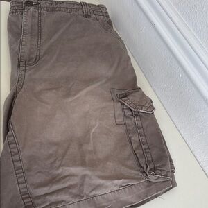 Men's Tan Cargo Shorts